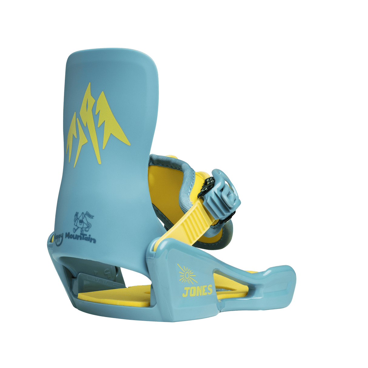 JONES Kids Happy Mountain Snowboard + Bindings Package 2026 Youth Snowboards Jones Snowboards 