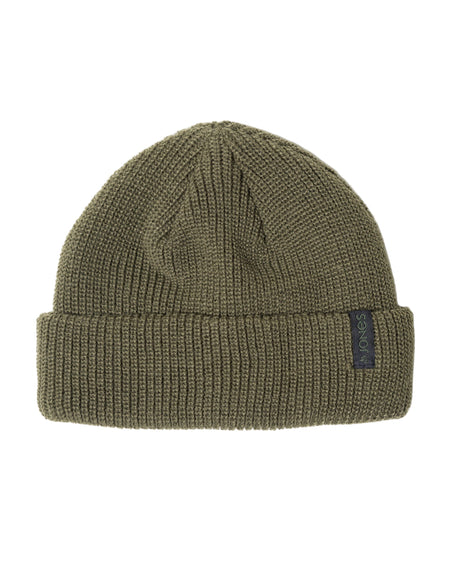 JONES Kodiak Recycled Beanie Moss Green Men's Beanies Jones Snowboards 