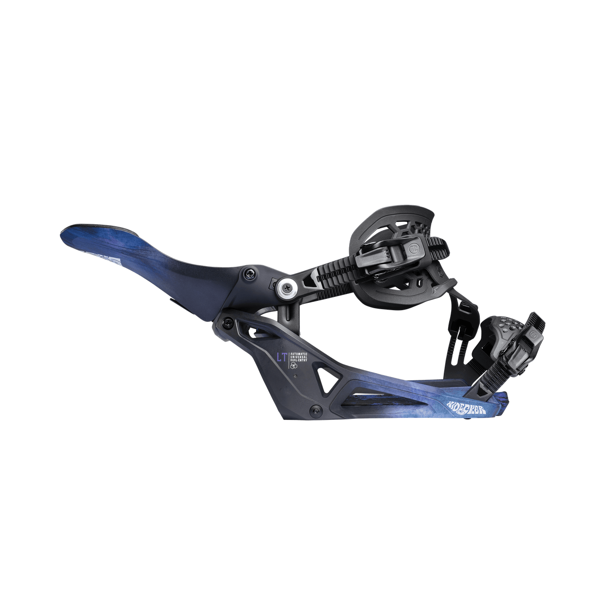 NIDECKER LT Supermatic Snowboard Bindings Bio Black 2026 Men's Snowboard Bindings Nidecker 