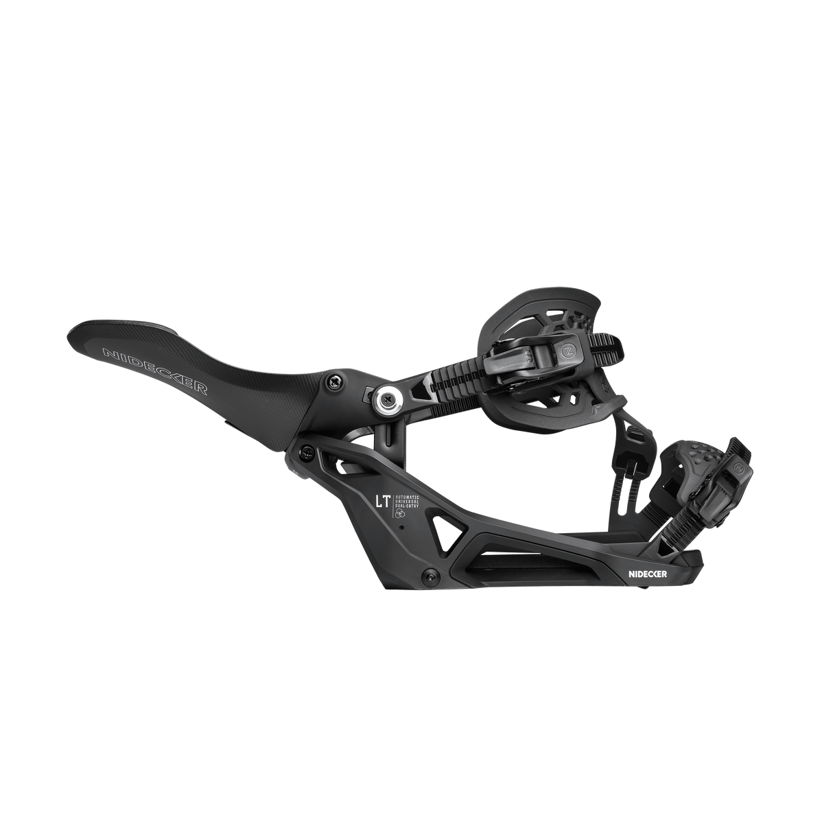 NIDECKER LT Supermatic Snowboard Bindings Black 2026 Men's Snowboard Bindings Nidecker 