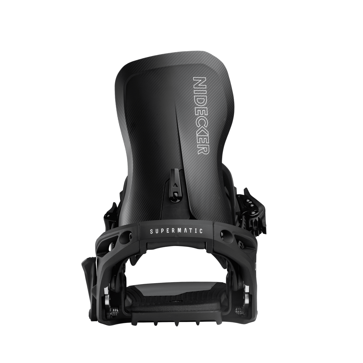 NIDECKER LT Supermatic Snowboard Bindings Black 2026 Men's Snowboard Bindings Nidecker 