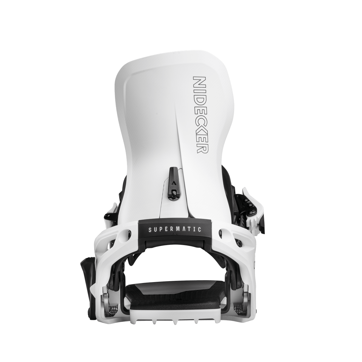 NIDECKER LT Supermatic Snowboard Bindings White 2026 Men's Snowboard Bindings Nidecker 