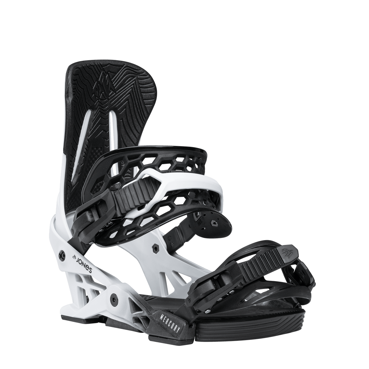 JONES Mercury Snowboard Bindings Cloud White 2026 Men's Snowboard Bindings Jones Snowboards 