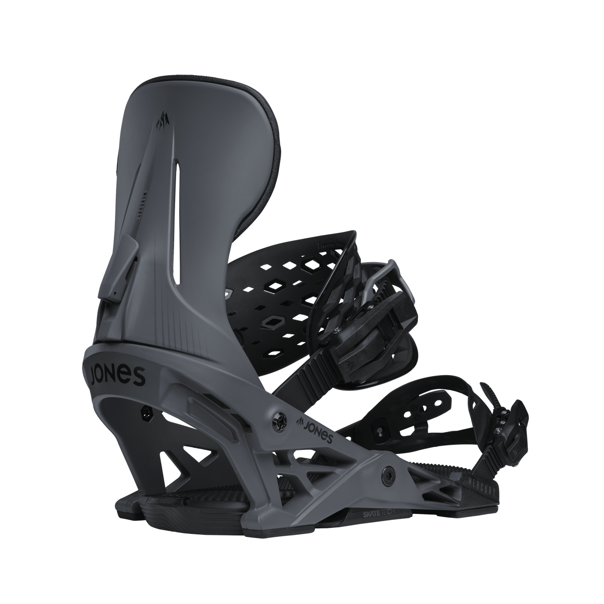 JONES Mercury Snowboard Bindings Shadow Grey 2026 Men's Snowboard Bindings Jones Snowboards 