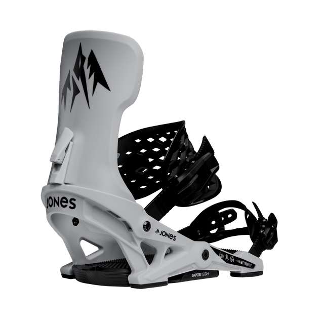 JONES Meteorite Snowboard Bindings Smoke Grey 2026 Men's Snowboard Bindings Jones Snowboards 