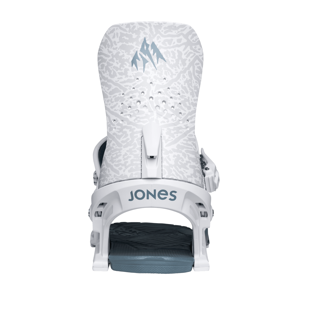JONES Orion Art Snowboard Bindings White Glacier Frost 2026 Men's Snowboard Bindings Jones Snowboards 