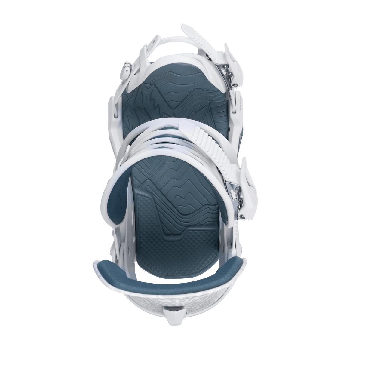 JONES Orion Art Snowboard Bindings White Glacier Frost 2026 Men's Snowboard Bindings Jones Snowboards 