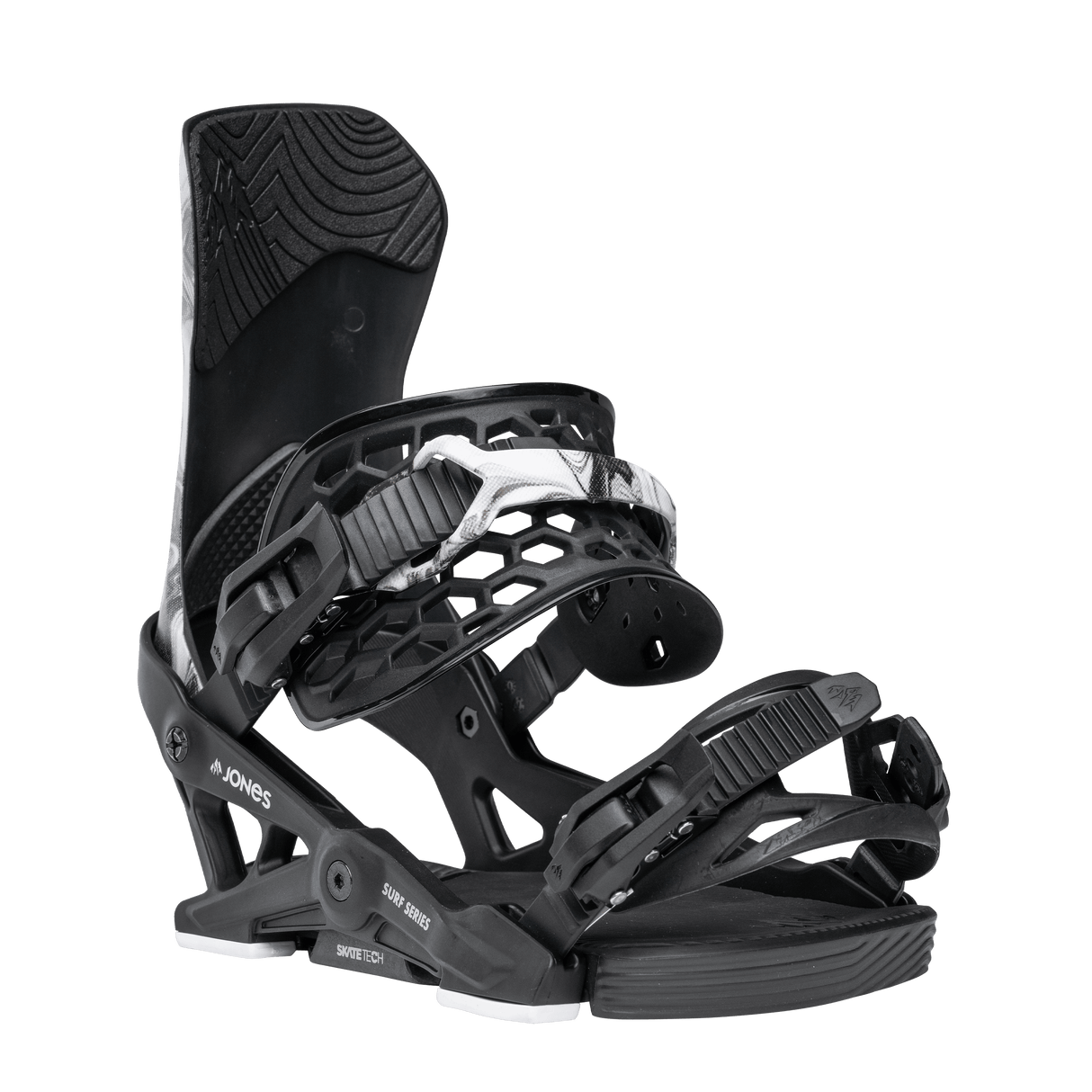 JONES Meteorite Surf Series Snowboard Bindings Black 2026 Men's Snowboard Bindings Jones Snowboards 