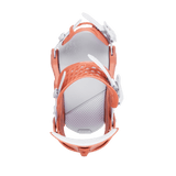 JONES Women's Equinox Snowboard Bindings Deep Coral 2026 Women's Snowboard Bindings Jones Snowboards 