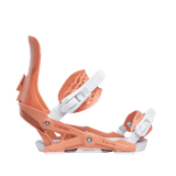 JONES Women's Equinox Snowboard Bindings Deep Coral 2026 Women's Snowboard Bindings Jones Snowboards 