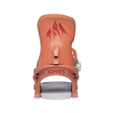 JONES Women's Equinox Snowboard Bindings Deep Coral 2026 Women's Snowboard Bindings Jones Snowboards 