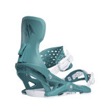 JONES Women's Equinox Snowboard Bindings Deep Teal 2026 Women's Snowboard Bindings Jones Snowboards 