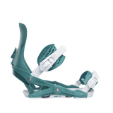 JONES Women's Equinox Snowboard Bindings Deep Teal 2026 Women's Snowboard Bindings Jones Snowboards 