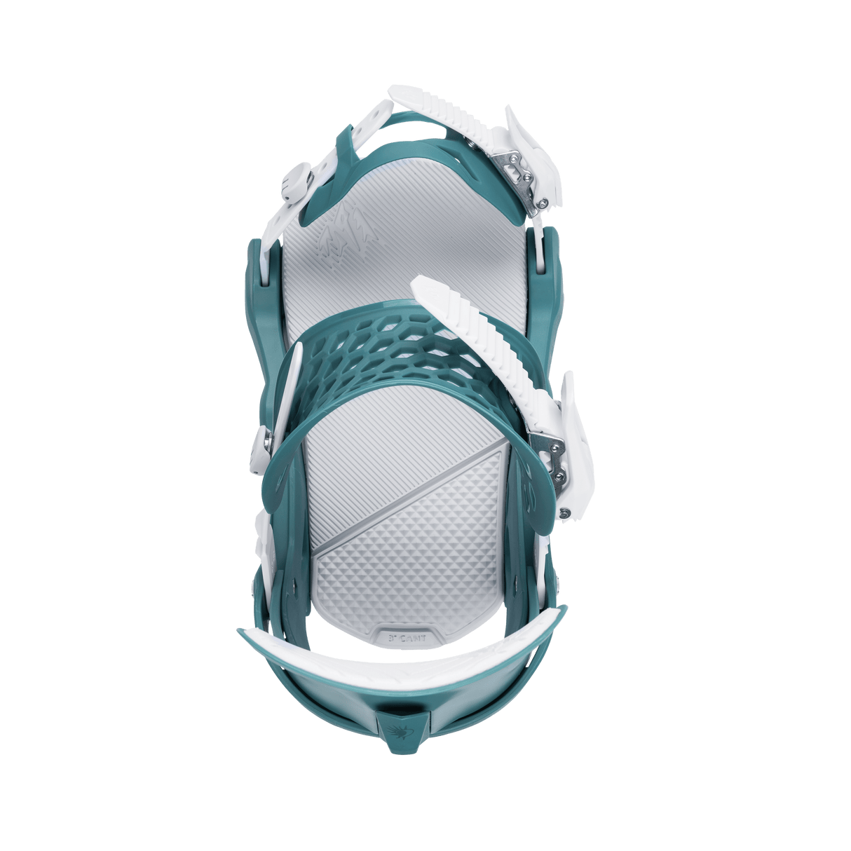 JONES Women's Equinox Snowboard Bindings Deep Teal 2026 Women's Snowboard Bindings Jones Snowboards 