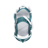JONES Women's Equinox Snowboard Bindings Deep Teal 2026 Women's Snowboard Bindings Jones Snowboards 