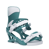 JONES Women's Equinox Snowboard Bindings Deep Teal 2026 Women's Snowboard Bindings Jones Snowboards 