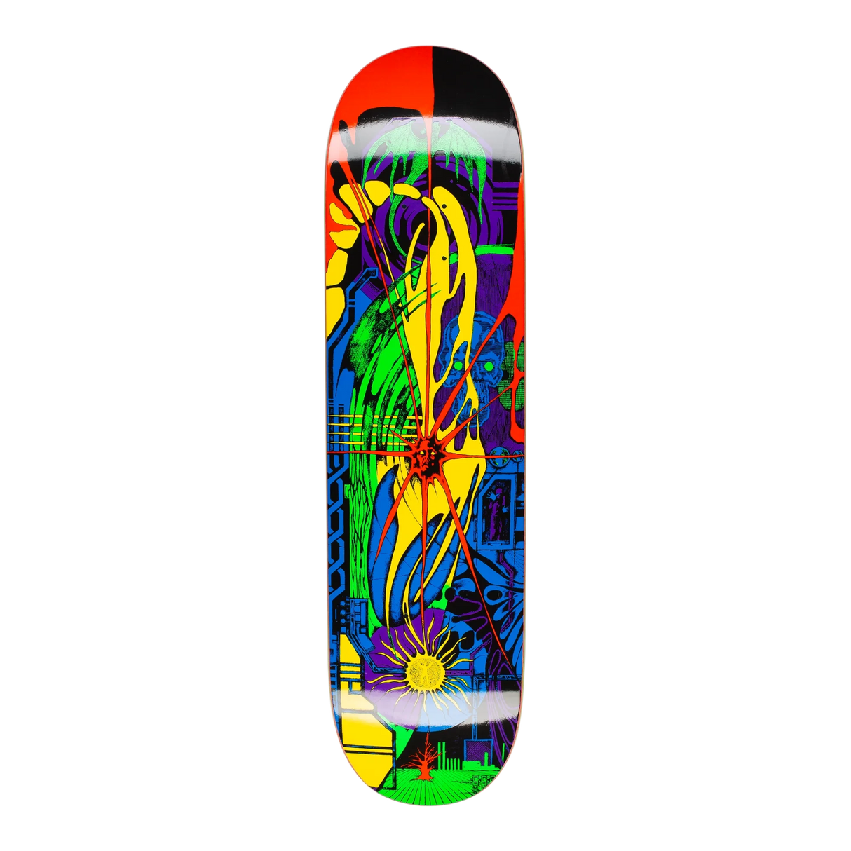 HOCKEY Ben Kadow Inorganic Chaos Ben Shape 2 8.44 Skateboard Deck Skateboard Decks Hockey 