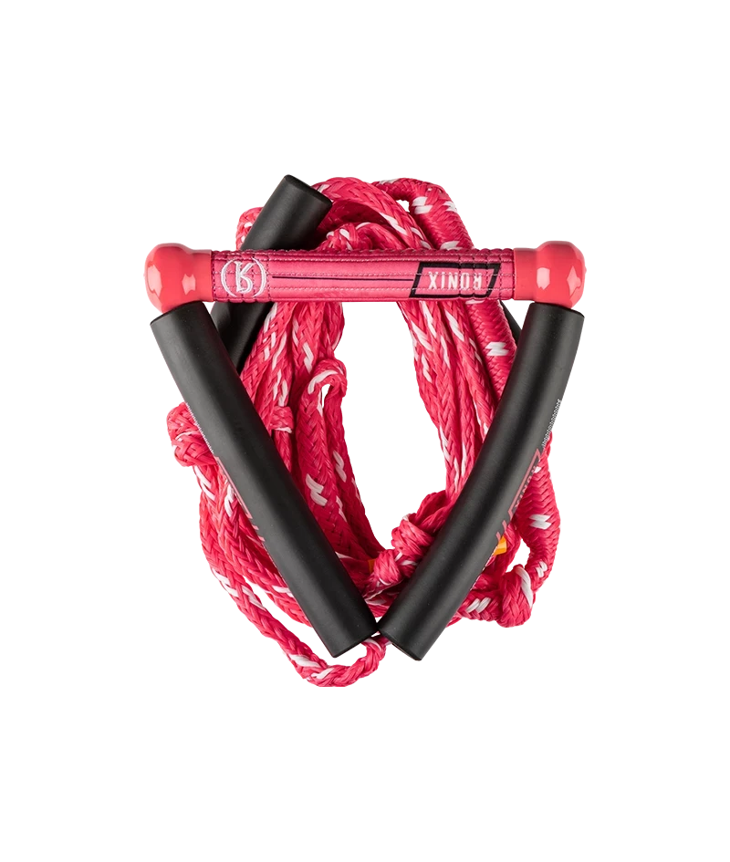 RONIX Women's Stretch Surf Rope With Handle Pink Wakesurf Ropes Ronix 