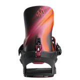JONES Women's Mercury FASE Snowboard Bindings Borealis Black/Pink 2027 Women's Snowboard Bindings Jones Snowboards 