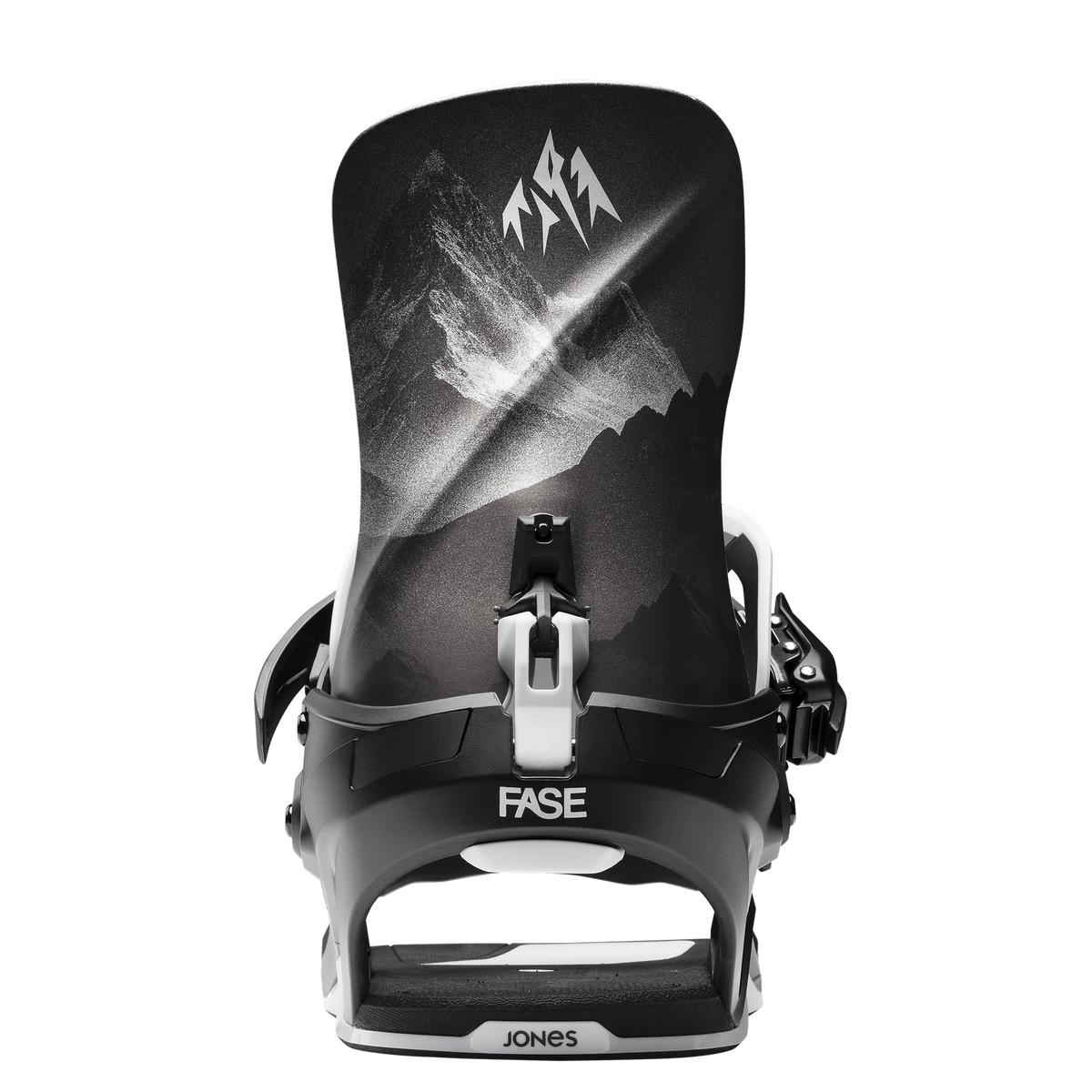 JONES Mercury FASE Snowboard Bindings MTN Black/Silver 2027 Men's Snowboard Bindings Jones Snowboards 