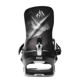 JONES Mercury FASE Snowboard Bindings MTN Black/Silver 2027 Men's Snowboard Bindings Jones Snowboards 