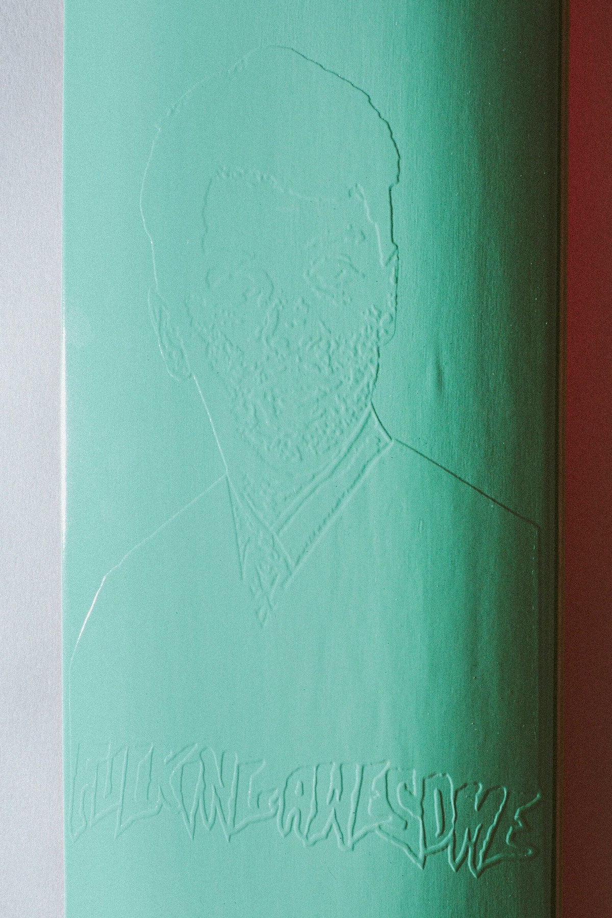 FUCKING AWESOME Gino Iannucci Raised Ink Class Photo Shape 1 8.0 Skateboard Deck Skateboard Decks Fucking Awesome 