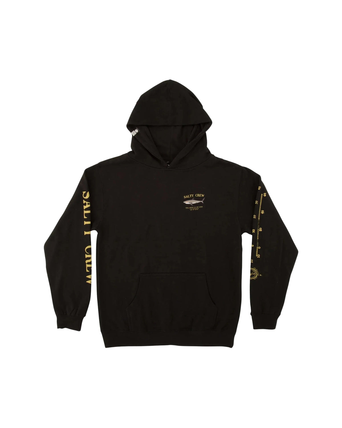 SALTY CREW Boys Bruce Pullover Hoodie Black Boy's Pullover Hoodies Salty Crew 