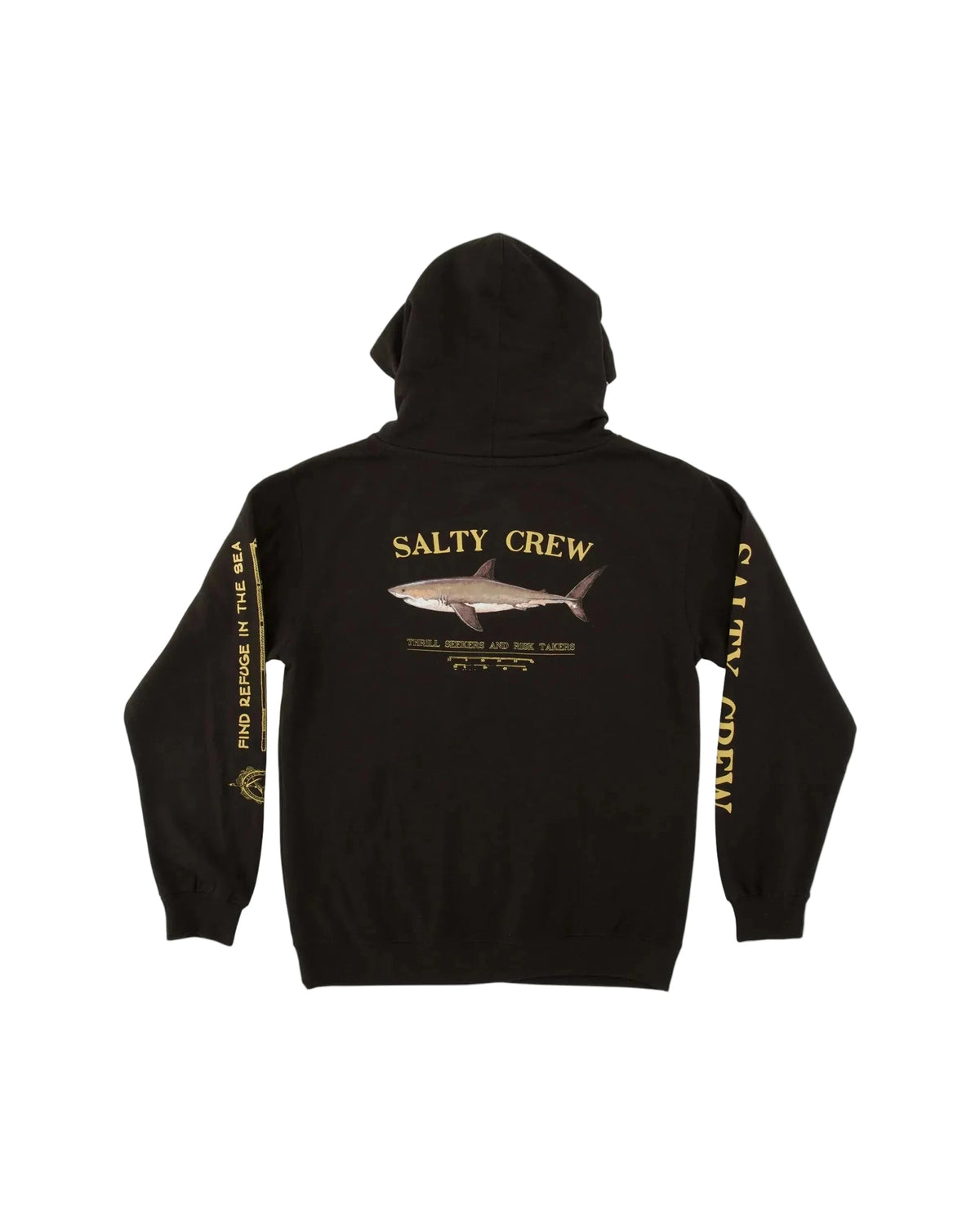 SALTY CREW Boys Bruce Pullover Hoodie Black Boy's Pullover Hoodies Salty Crew 