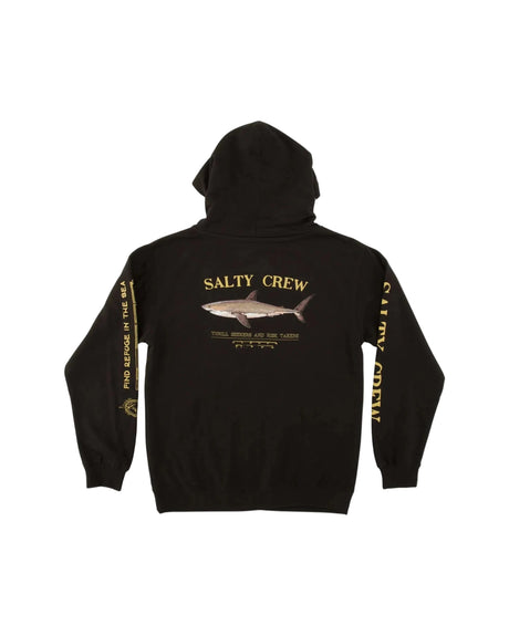 SALTY CREW Boys Bruce Pullover Hoodie Black Boy's Pullover Hoodies Salty Crew 