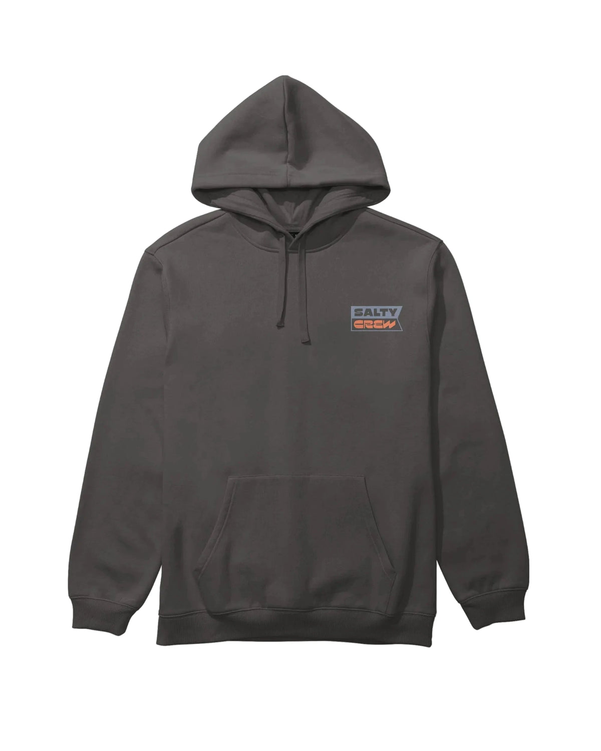 SALTY CREW Inverse Flag Hoodie Dark Grey Men's Pullover Hoodies Salty Crew 