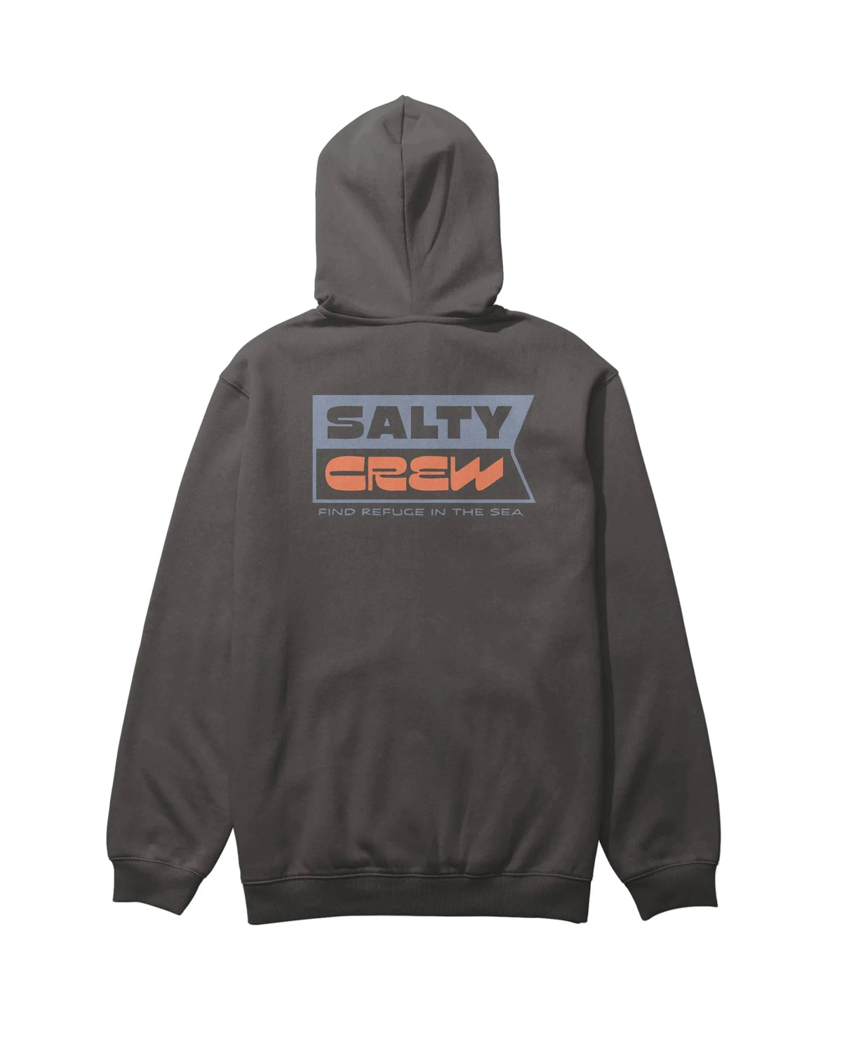 SALTY CREW Inverse Flag Hoodie Dark Grey Men's Pullover Hoodies Salty Crew 