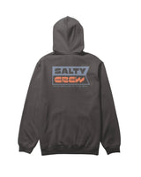 SALTY CREW Inverse Flag Hoodie Dark Grey Men's Pullover Hoodies Salty Crew 