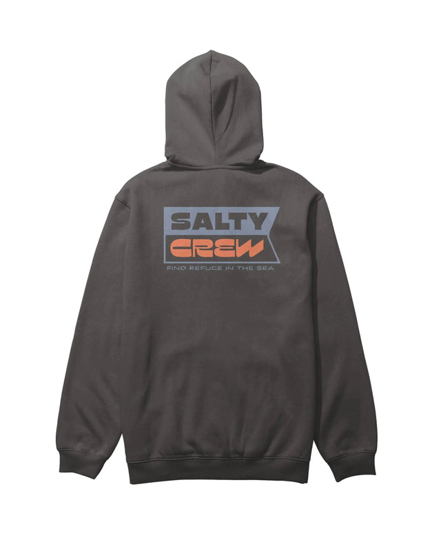 SALTY CREW Inverse Flag Hoodie Dark Grey Men's Pullover Hoodies Salty Crew 