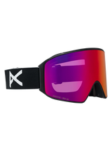 ANON M4 Cylindrical Black - Perceive Sunny Red + Perceive Cloudy Burst + MFI Facemask Snow Goggles Snow Goggles Anon 