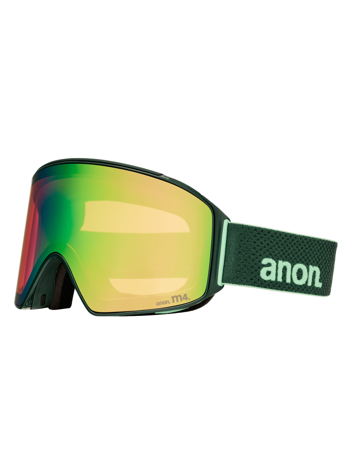 ANON M4 Cylindrical Brunswick Green - Perceive Variable Green + Perceive Cloudy Pink + MFI Facemask Snow Goggles Snow Goggles Anon 