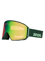ANON M4 Cylindrical Brunswick Green - Perceive Variable Green + Perceive Cloudy Pink + MFI Facemask Snow Goggles Snow Goggles Anon 