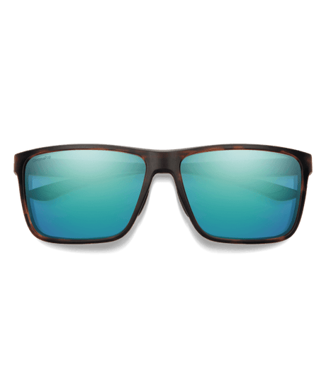 SMITH Riptide Matte Tortoise - ChromaPop Polarized Opal Mirror Sunglasses Sunglasses Smith 