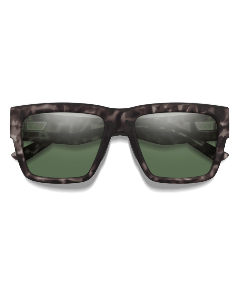 SMITH Lineup Matte Gray Tortoise - ChromaPop Grey Polarized Sunglasses Sunglasses Smith 