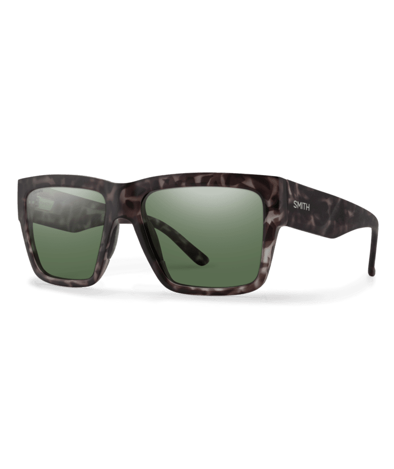SMITH Lineup Matte Gray Tortoise - ChromaPop Grey Polarized Sunglasses Sunglasses Smith 