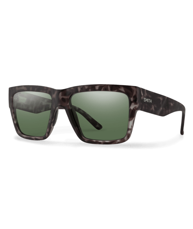 SMITH Lineup Matte Gray Tortoise - ChromaPop Grey Polarized Sunglasses Sunglasses Smith 