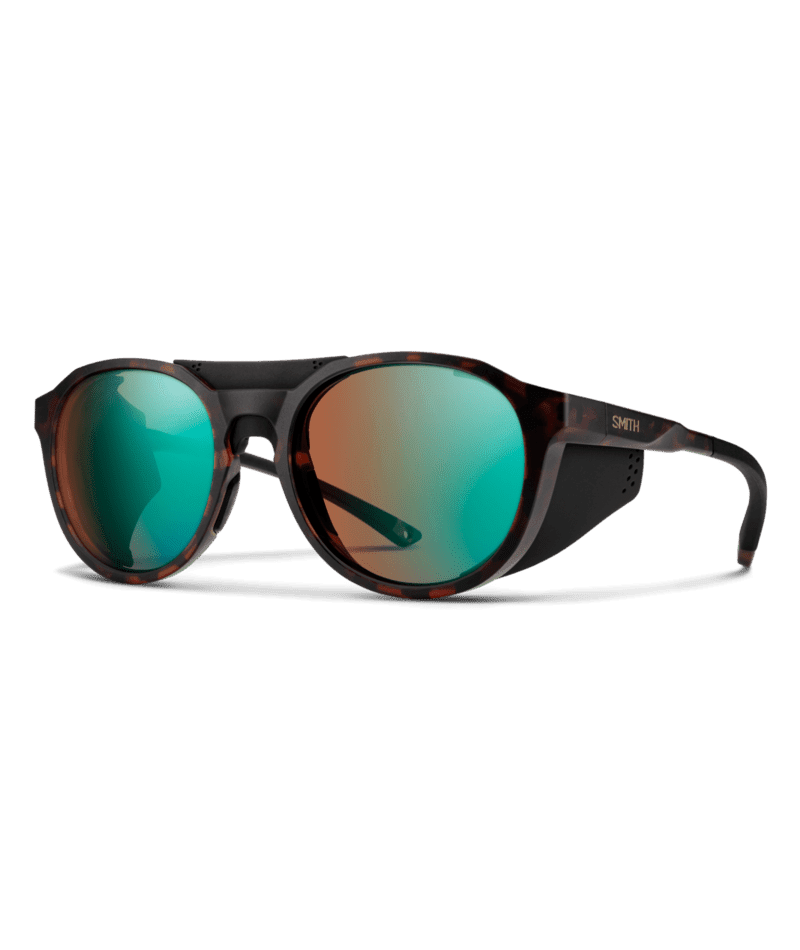 SMITH Venture Matte Tortoise - ChromaPop Glacier Photochromic Copper Opal Mirror Sunglasses Sunglasses Smith 