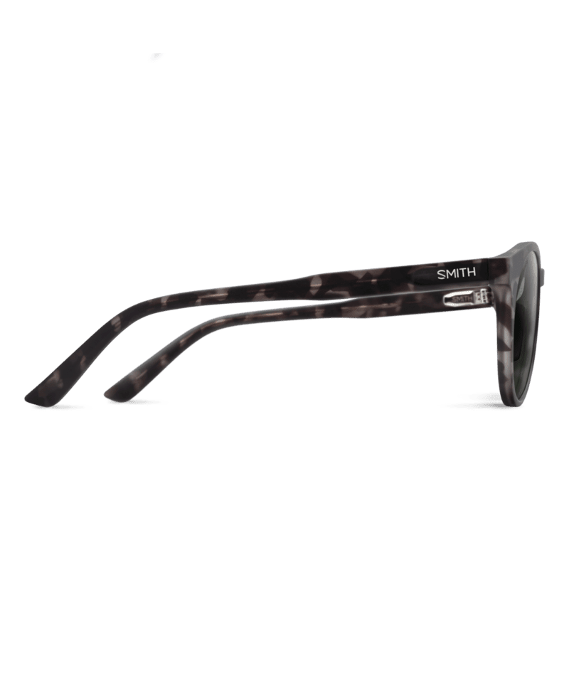 SMITH Westward Matte Grey Tortoise - ChromaPop Grey Green Polarized Sunglasses Sunglasses Smith 