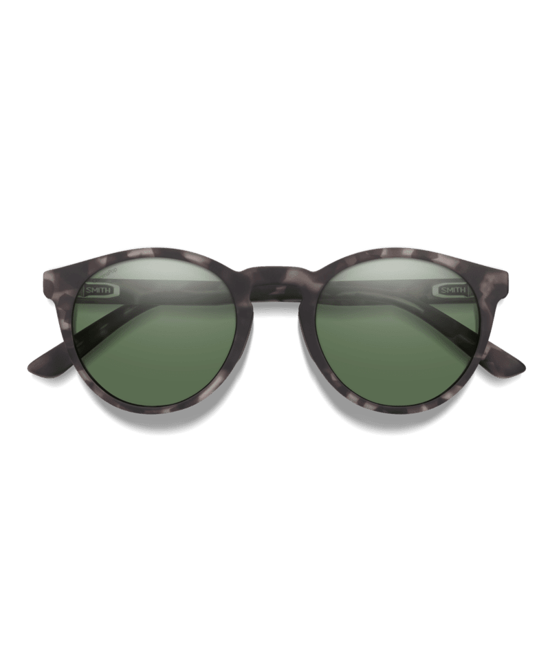 SMITH Westward Matte Grey Tortoise - ChromaPop Grey Green Polarized Sunglasses Sunglasses Smith 