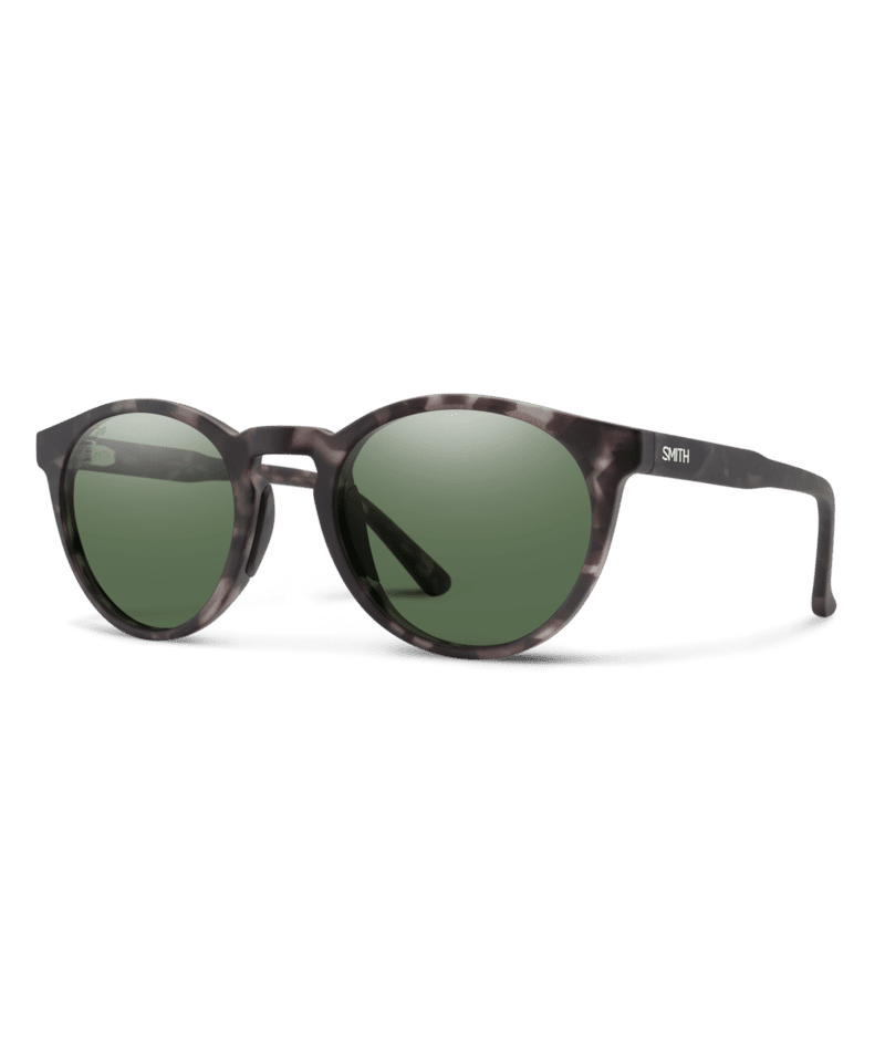 SMITH Westward Matte Grey Tortoise - ChromaPop Grey Green Polarized Sunglasses Sunglasses Smith 