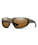SMITH Sliders Matte Olive Oil - ChromaPop Brown Sunglasses Sunglasses Smith 