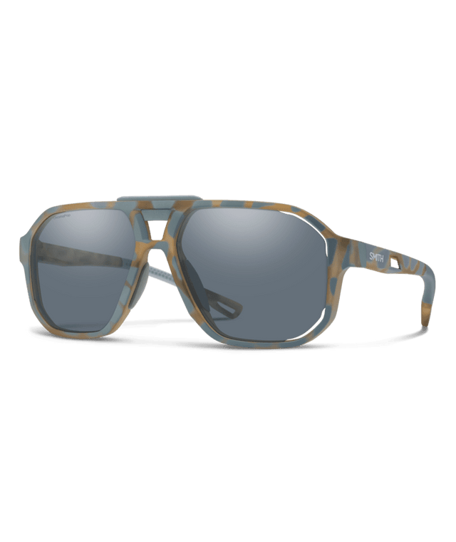 SMITH Truss Matte Flint/Tarmac Tortoise - ChromaPop Slate Sunglasses Sunglasses Smith 