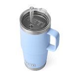 YETI Rambler 739 ML Mug With Straw Lid Big Sky Blue Drinkware Yeti 