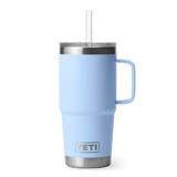 YETI Rambler 739 ML Mug With Straw Lid Big Sky Blue Drinkware Yeti 
