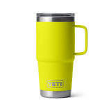YETI Rambler 591 ML Travel Mug With Stronghold Lid Firefly Yellow Drinkware Yeti 