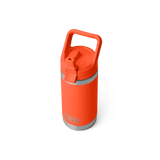 YETI Rambler Jr 355 ML Kids Water Bottle With Colour-Matched Straw Lid Papaya Drinkware Yeti 